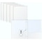 Better Office Products 2 Pocket Paper Folders Portfolio W/Prongs, Matte Texture, Letter Size, White, 50PK 84219 - alternate 2